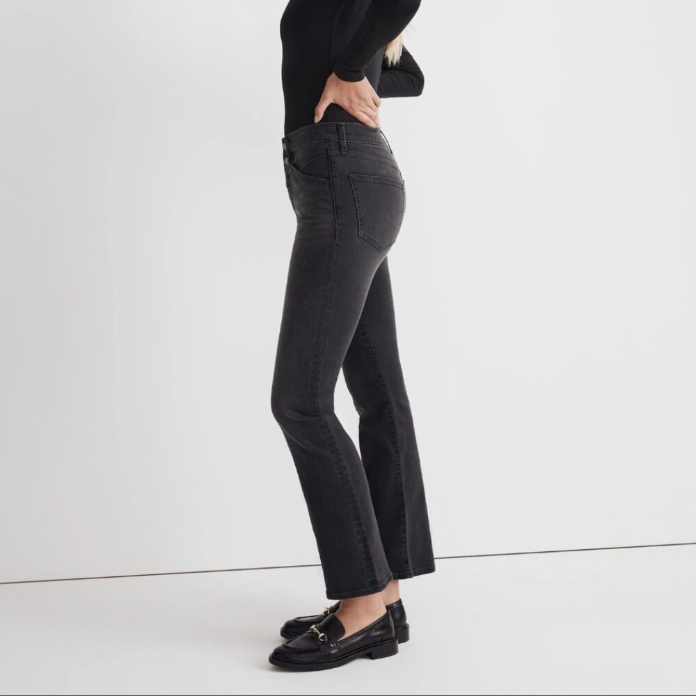 Madewell 26 Kick Out Crop Jeans in Beckley Wash